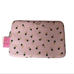 kate spade pineapples prin laptop sleeve 15 inches